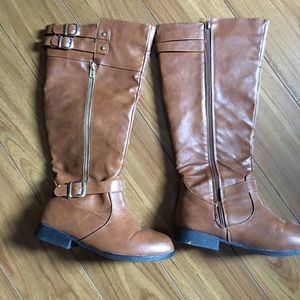 Rue21 wide width boots Brown